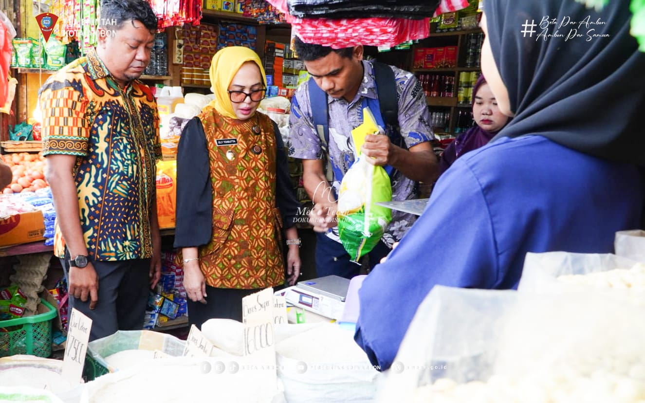 Wawali dan Tim Satgas Pangan Sidak Toko Sembako, Ini Hasilnya